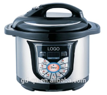 2014 HOT SELL SMART Computer control panel CE,CB Certificate Stainless steel Multi-function Pressure cooker--D5E5