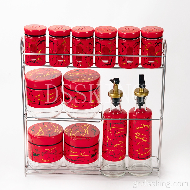 Cosmet Jar Spices Container Κουζίνα Μέλι μπουκάλι φαγητό αποθήκευση δοχείων δοχείο προμηθευτές δοχείο δοχείο Spice Rack Food Container