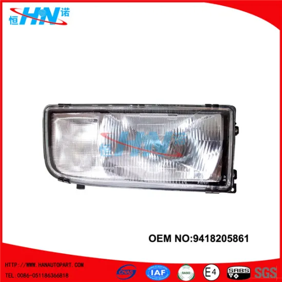 Benz Head Lamp Mercedes Benz Actros Truck Parts 9418205861
