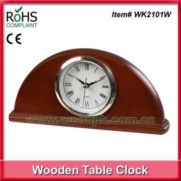 New arrival beautiful wood table clock desk clock