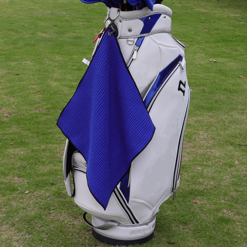 Custom waffle microfiber sports golf towel for sublimation