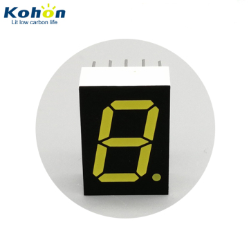 0.52 Inch White Common Cathode 7 Segment LED Display with 1 Digit
