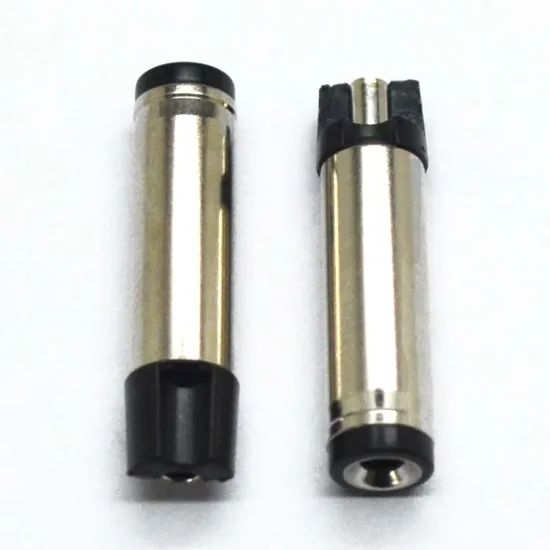 Latest 5.5mm x 2.5mm DV DC power plug 22.5mm length black plastic