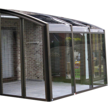 Aluminum Kit Retractable Sunroom Winter Patio Enclosure