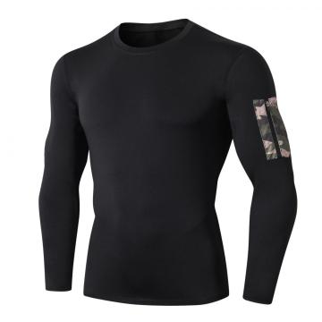 Chemises de compression à manches longues Cool Dry Fit pour hommes