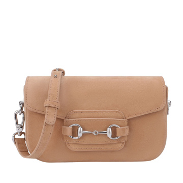 Elegante echte Leder -Crossbody -Kissenbeutel