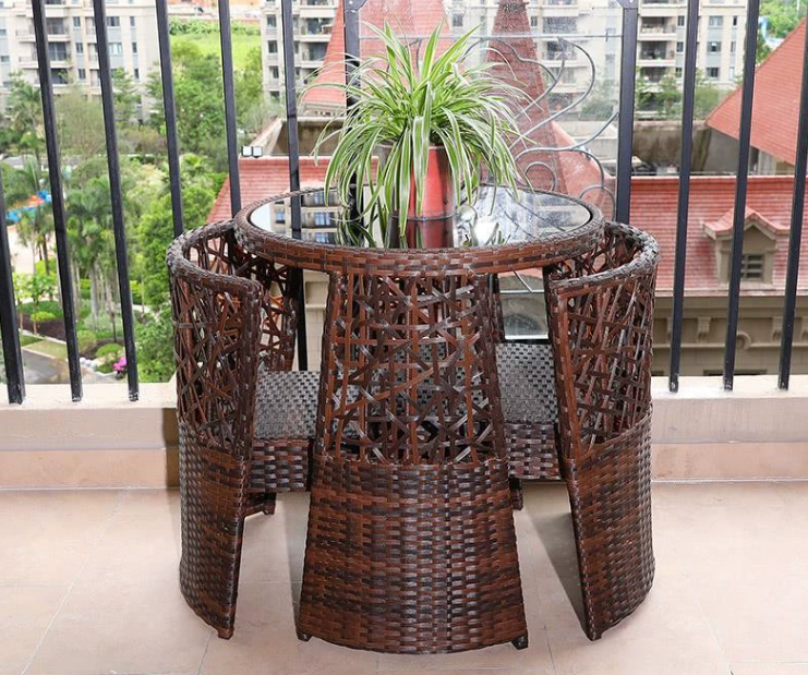 patio rattan bistro set
