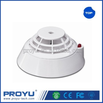 Intelligent 24V fixed temperature heat detector for Addressable fire alarm system PY-CFT-920