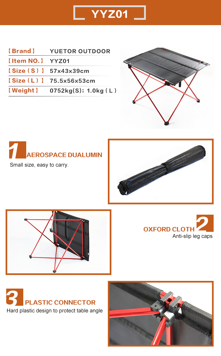 Aluminium camp Table