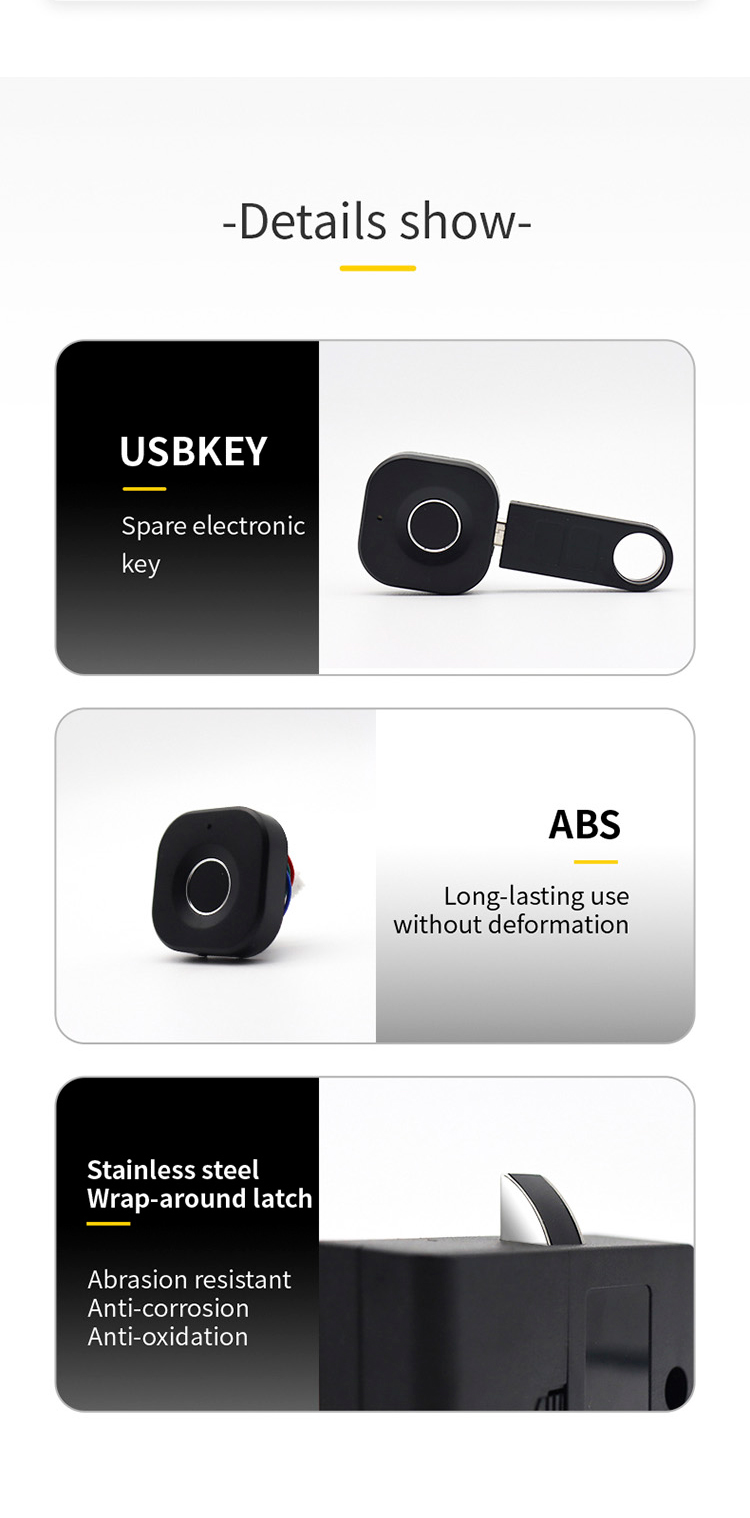 Small Fingerprint Cabinet Lock