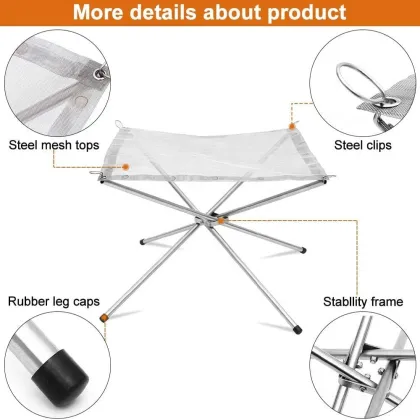 Outdoor Fire pits with cooking BBQ wood burning simple fire pits