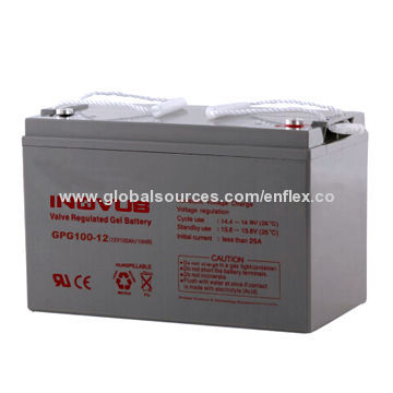 100Ah deep cycle gel battery, used in solar system