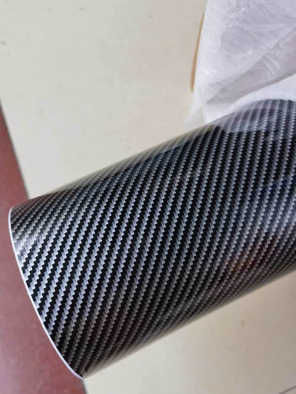 2D Black Silver Carbon Fiber Film