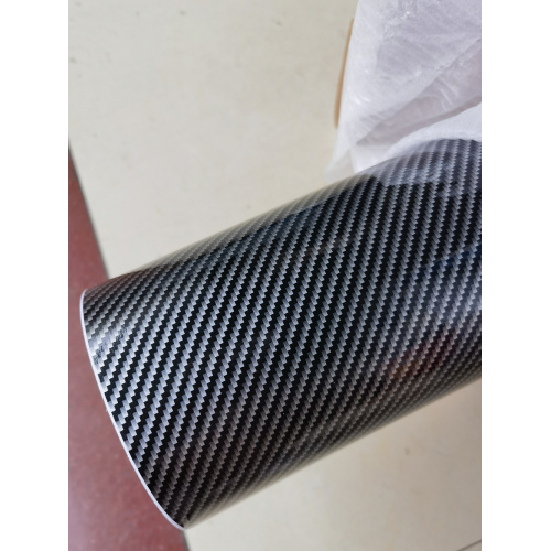 2D Black Silver Carbon Fiber Film