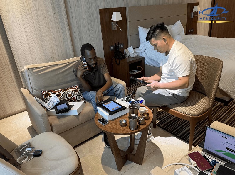HFSecurity Arrives in Côte d'Ivoire, Embarking on a Visit and Exhibition Tour with Core Biometric Solutions