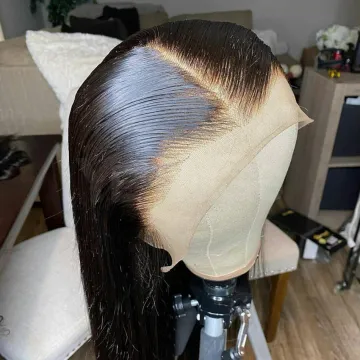 Raw Brazilian Virgin Human Hair Swiss Lace Front Wig Cheap Hd Full Lace Frontal Closure Wig Human Hair For Black Women Vendor