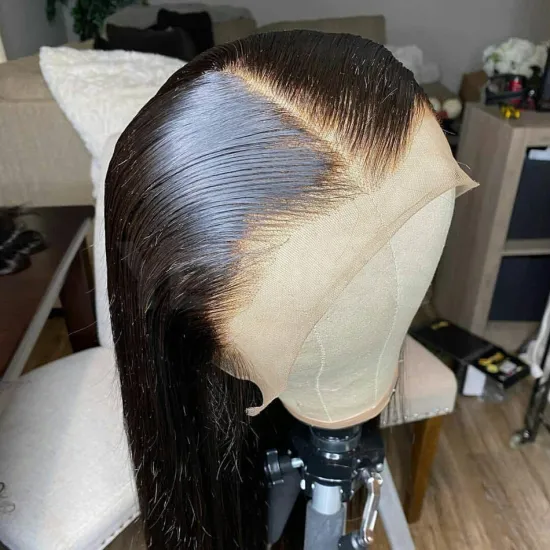 Raw Brazilian Virgin Human Hair Swiss Lace Front Wig Cheap Hd Full Lace Frontal Closure Wig Human Hair For Black Women Vendor