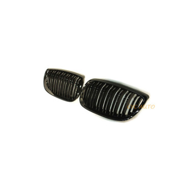E92 BMW 3 Serisi Çift Çiftli Ön Tampon Grille - M Renk