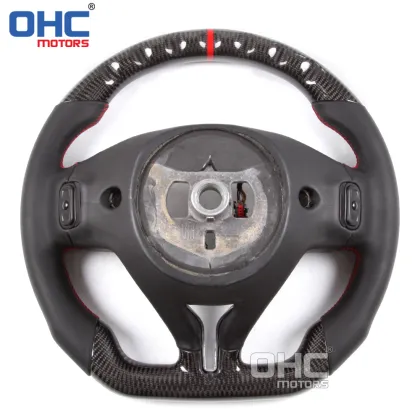 Custom Carbon Fiber Steering Wheel for Maserati Quattroporte, Levante, Ghibli, and GT Convertible