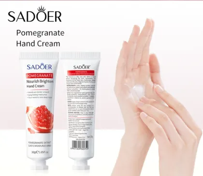 Pomegranate Hand Cream - Moisturizing, Refreshing, 30g Whitening