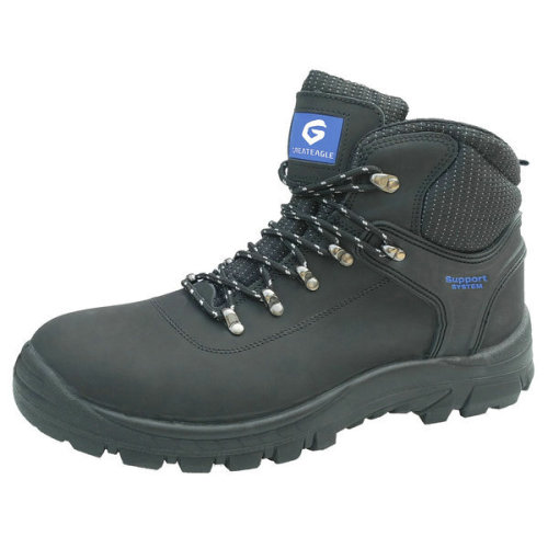 Sepatu Safety Injeksi Kulit Nubuck PU