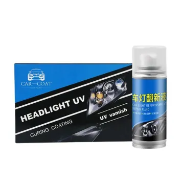 Car Headlight Cleaner Repair Kit - Polishing Agent & Polisher 150ml