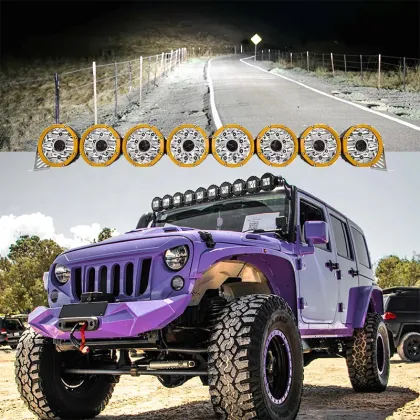 Ember Off-Road Flood Light Bar - Dual Color Driving Light