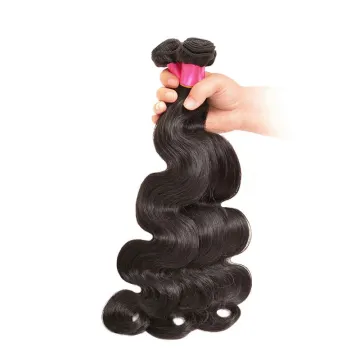 Brazilian Water Wave Human Hair Bundles With Closure Peruvian Wet and Wavy Hair 4 Bundles Human hair