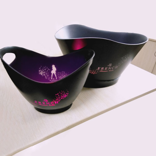 RGBW colorful Vodka Led ice cooler