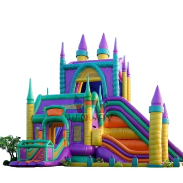 Outdoor Large Inflatable Theme Park: Inflatable Bouncer Amusement Park for Kids