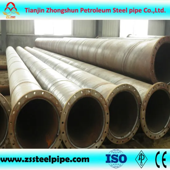 SSAW steel pipe with thread both end