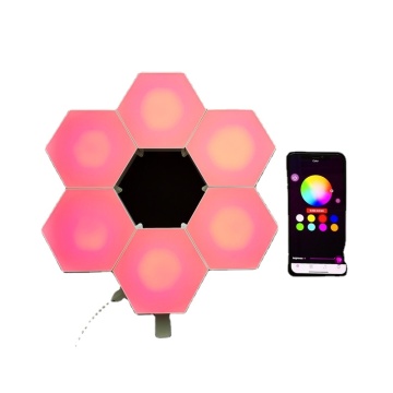 Best verkopende doe -het -zelf -decoratie touch led gevoelig licht hexagonaal LED -muurlicht
