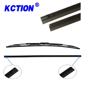 Premium All-Season Beam Windshield Wiper Blades - Up to Longer Life Frame Steel Wiper Blade with 6mm Rubber Refills