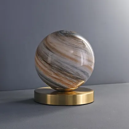 Creative Portable Soft Lighting Eye Protection Table Lamp with Planet Lampshade