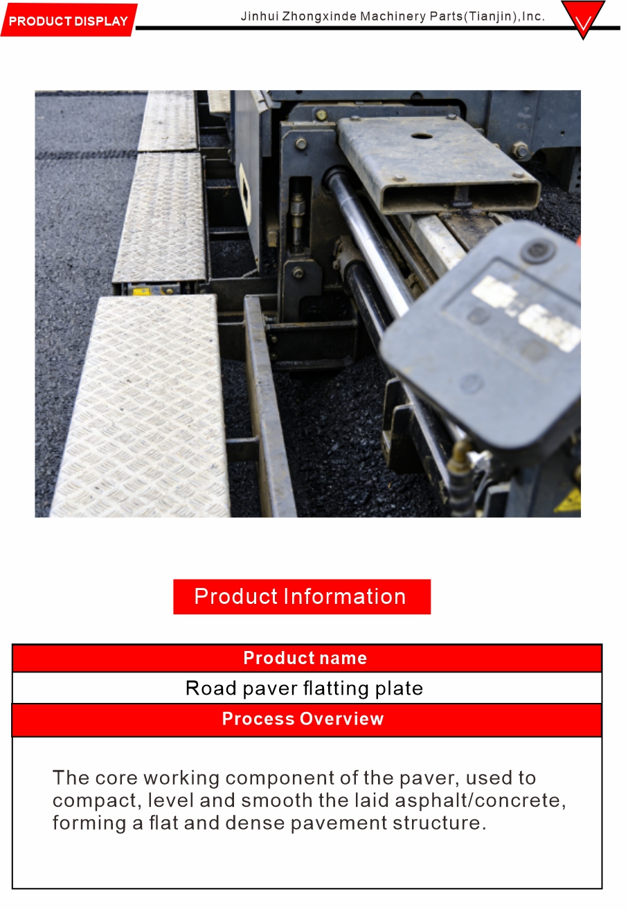 Weather Resistant Paver Screed Assembly