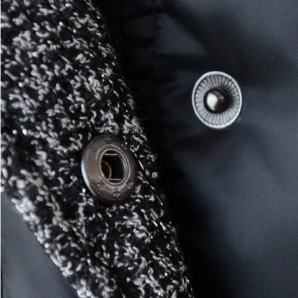 2015 Women 100% Polyester Long Joint Duck Down Jacket