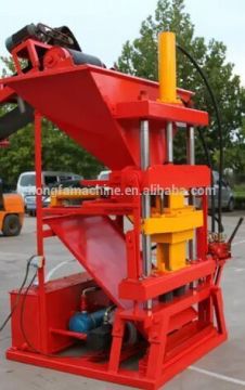 mobile small concrete brick making machine, HF1-10 small concrete block making machineHF1-10
