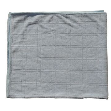 Knitted Plane Microfiber Cleaning Cloth, Various Sizes are Available