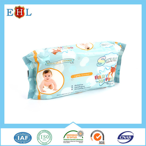 2016 Best quality Skin-friendly Natural baby oil wipes