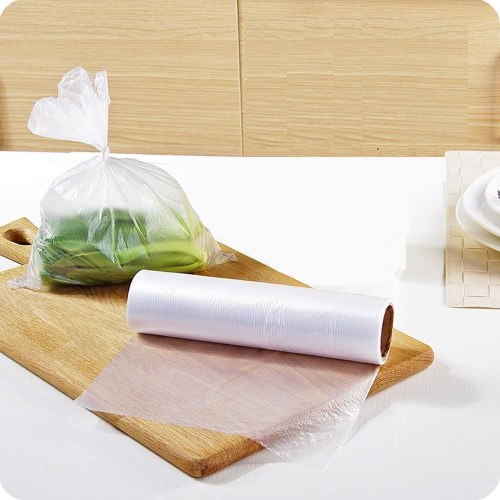 Supermarket Clear Plastic Grocery Food Bag on Roll