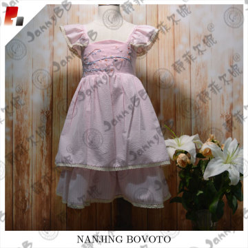 girls pink boutique remake embroidered dress