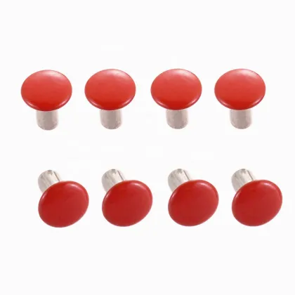 Factory Wholesaler: Spray Painted Metal 12mm Hollow Rivet Nut for Shoes