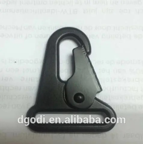 black metal key chain snap hook for belts
