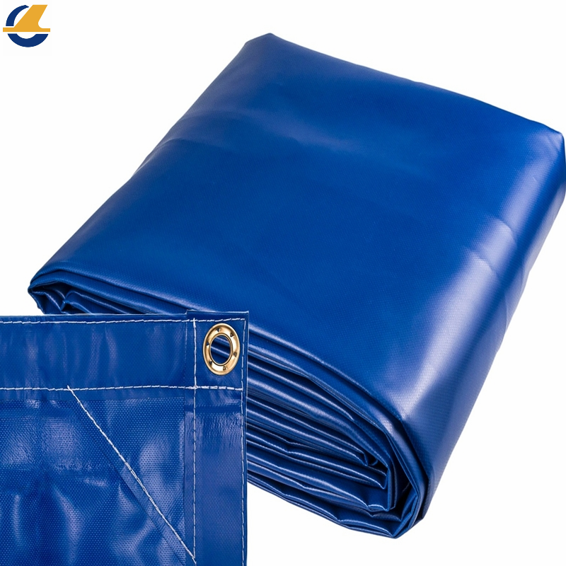 Blue PE tarpaulins