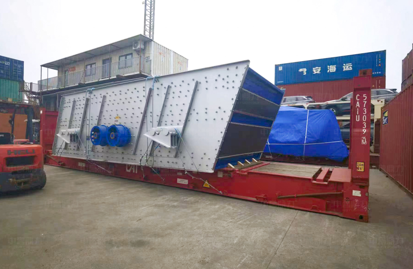 sand and gravel aggregate vibrating screen