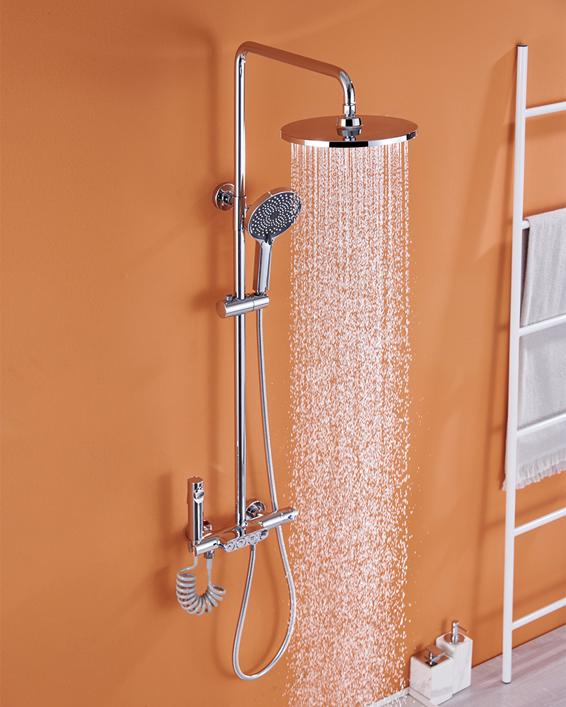 Modern Wall Mounted Shower Mixer Shower Set