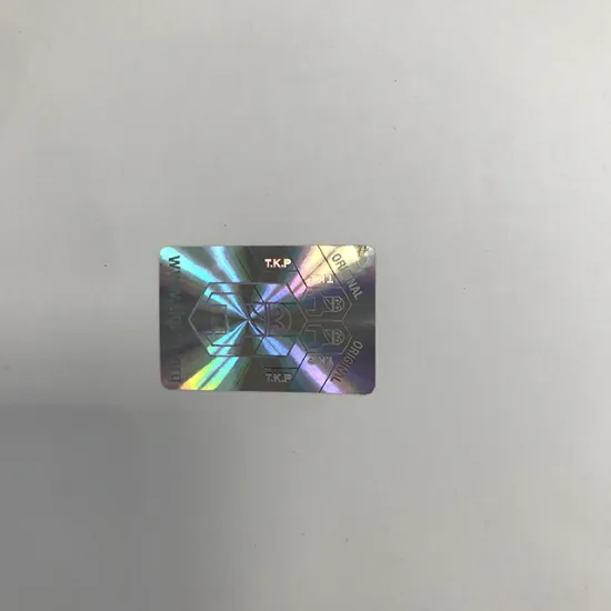 Security 3d Laser Hologram Label Sticker