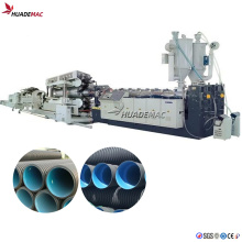 400-800mm HDPE double wall corrugated pipe extrusion line