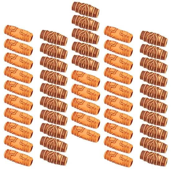 Wholesale Girls Afro Dread Loc Wholesale Hair Accessories Dreadlocks Gold Tube Metal Hair Braiding Beads