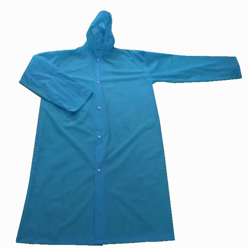 Ropa de lluvia del Pvc azul